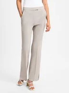 Spodnie damskie - BOSS Spodnie - Tubeka Kobiety wiskoza szary jednolity, 34 - miniaturka - grafika 1