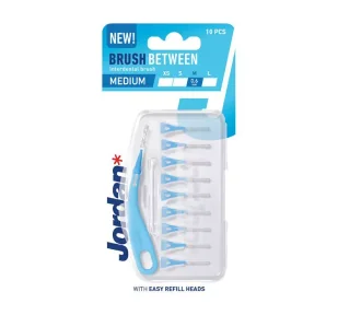 Jordan Brush Between szczoteczki midzyzbowe M 10szt. - Szczoteczki do zębów - miniaturka - grafika 1
