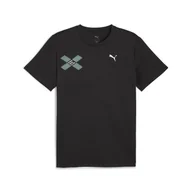 Koszulki sportowe męskie - Męska koszulka RUN DIGITOKYO z grafiką PUMA Black - miniaturka - grafika 1