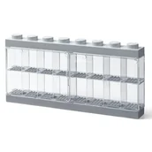 Pojemniki na zabawki - Lego 4066 Pojemnik Gablota 16 Figurek Szara - miniaturka - grafika 1