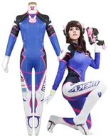Stroje karnawałowe - Strój Przebranie Kostium D.va Overwatch Anime Cosplay 170/176 L (Z Metki Xl) - miniaturka - grafika 1