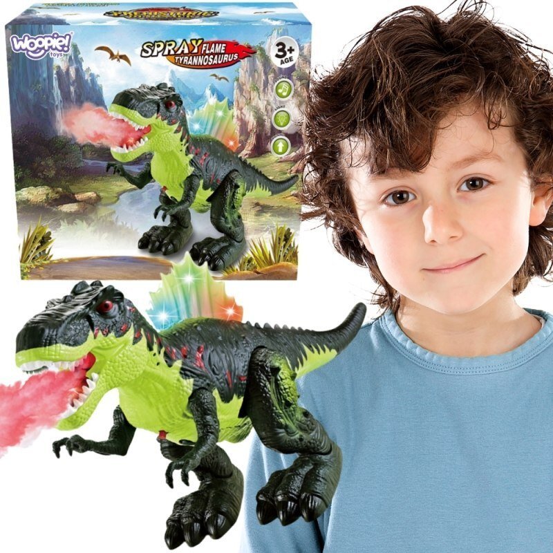 Woopie WOOPIE Chodzący Dinozaur Tyrannosaurus Rex Efekty Świetlne i Dźwiękowe