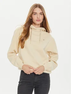 Tommy Hilfiger Bluza WW0WW41245 Beżowy Relaxed Fit - Bluzy damskie - miniaturka - grafika 1