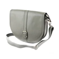 Torebki damskie - T-05 Torebka kopytko-szary KEMER - miniaturka - grafika 1