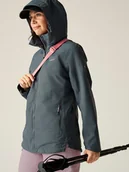 Kurtki i kamizelki sportowe damskie - Regatta Kurtka przeciwdeszczowa "Hamara IV" w kolorze antracytowym - miniaturka - grafika 1