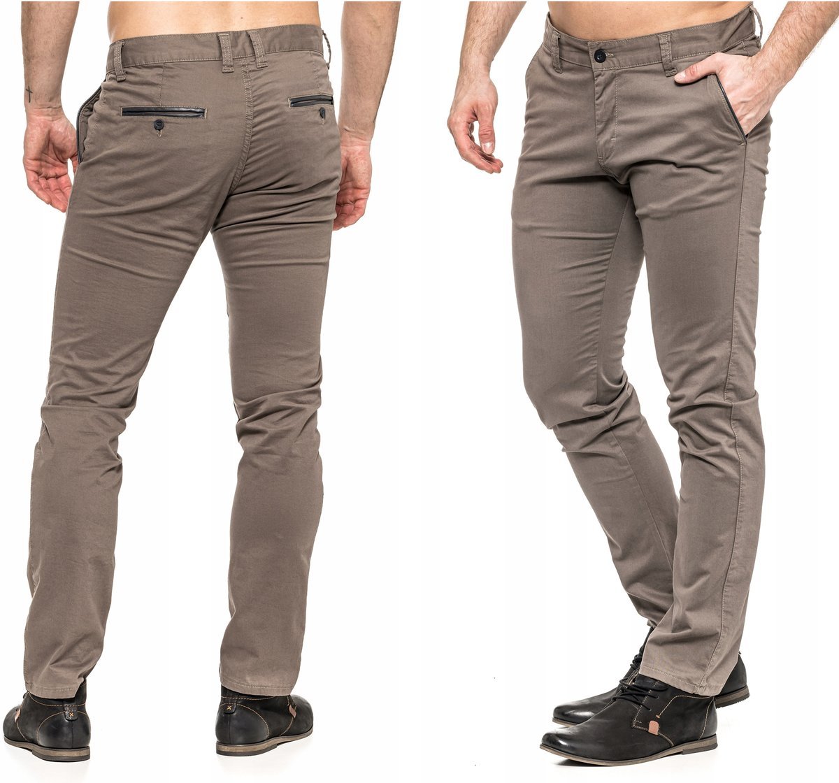 SPODNIE MĘSKIE CHINOSY VANKEL JEANS 109 - 90cm/L32
