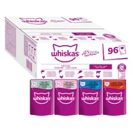 Mokra karma dla kotów - Zestaw WHISKAS DUO, saszetki, 96 x 85 g - Surf & Turf w galarecie - miniaturka - grafika 1