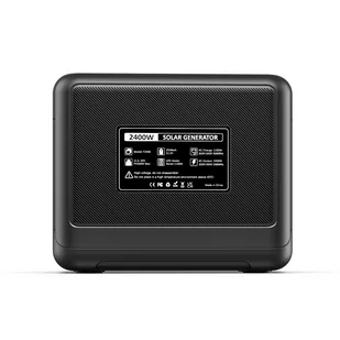 Przenośna Stacja Zasilania FOSSiBOT F2400 2048Wh/2400W Generator Słoneczny, Szybkie Ładowanie w 1,5 Godziny - Czarna - Akumulatory ogólnego zastosowania - miniaturka - grafika 2