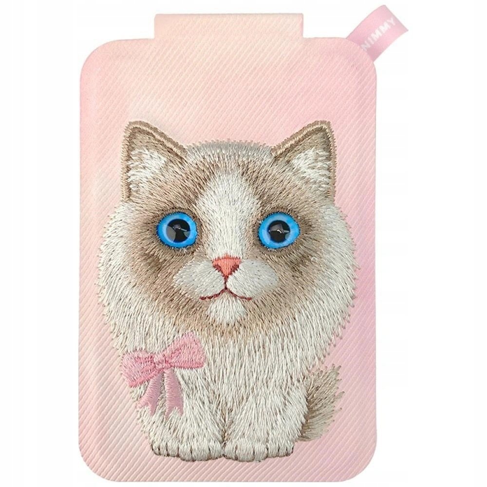 Portfel Magnetyczny Nimmy New Big-eye 2.0 Kot Ze Stojakiem Na Telefon
