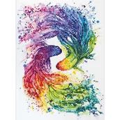 Pasmanteria - Haft krzyżykowy - Zestaw do haftu - Cha-Cha-Cha z rybkami - miniaturka - grafika 1