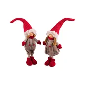 Ozdoby bożonarodzeniowe - Figurka tekstylna stojące dziecko 52 x 15 cm mix - miniaturka - grafika 1