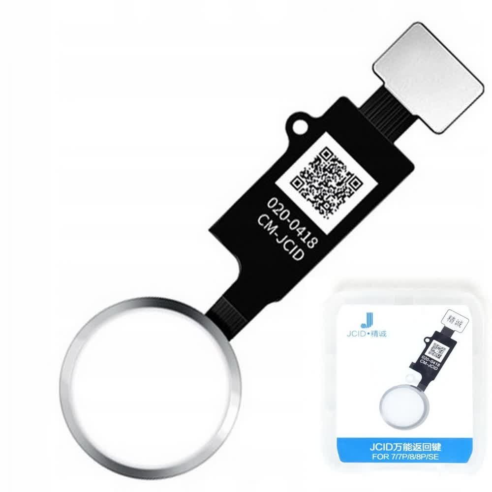 Przycisk Home JC 6 GEN iPhone 7 / 7+ / 8 / 8+ / SE 2020 srebrny