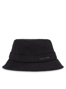 Calvin Klein Kapelusz Back Tie Bucket K60K613161 Czarny - Czapki damskie - miniaturka - grafika 1