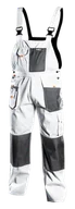 Odzież robocza - Neo Spodnie robocze na szelkach białe rozmiar XL - 81-140-XL - miniaturka - grafika 1