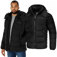 Odzież taktyczna i umundurowanie - Kurtka zimowa z kapturem Pit Bull Perseus '23 - Czarna - miniaturka - grafika 1