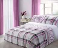 Pościel - Eurofirany Pościel z satyny bawełnianej Ness amarantowa 220x200 ef-psc-satnessama-220 b - miniaturka - grafika 1