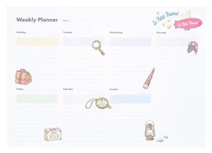 Mały Książę - Planer Tygodniowy A3 - Planery - miniaturka - grafika 1