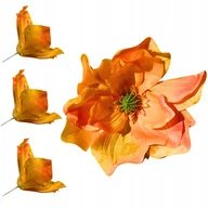 Sztuczne kwiaty - Magnolia wyrobowa Główki kwatiowe Sztuczne Kwiaty Bukiet Stroik 12szt. - miniaturka - grafika 1