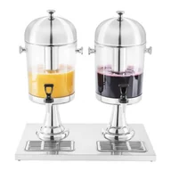 Wyposażenie lokali gastronomicznych - Royal Catering Dyspenser do soków Catering RCSD-2 2x7l RCSD-2 RCSD-2 - miniaturka - grafika 1