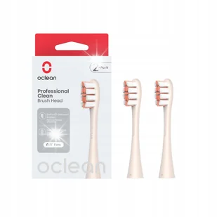Końcówki do szczoteczki Oclean Professional Clean P1C8 2 szt. Złote - Końcówki do szczoteczek elektrycznych - miniaturka - grafika 1