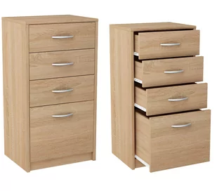 Komoda Julia K14S K026 Dąb Sonoma 85x45x35 cm - Komody - miniaturka - grafika 1