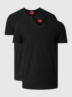 T-shirt z nadrukiem z logo w zestawie 2 szt. model ‘HUGO-V’ - Koszulki męskie - miniaturka - grafika 1