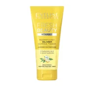 Żele do mycia twarzy - Eveline Cosmetics Fresh Beauty rozświetlający żel-krem do mycia twarzy z witaminą C 150ml - miniaturka - grafika 1