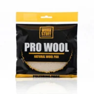 Akcesoria do mycia samochodu - Work Stuff Pro Wool - Pad polerski z futra naturalnego 80mm - miniaturka - grafika 1