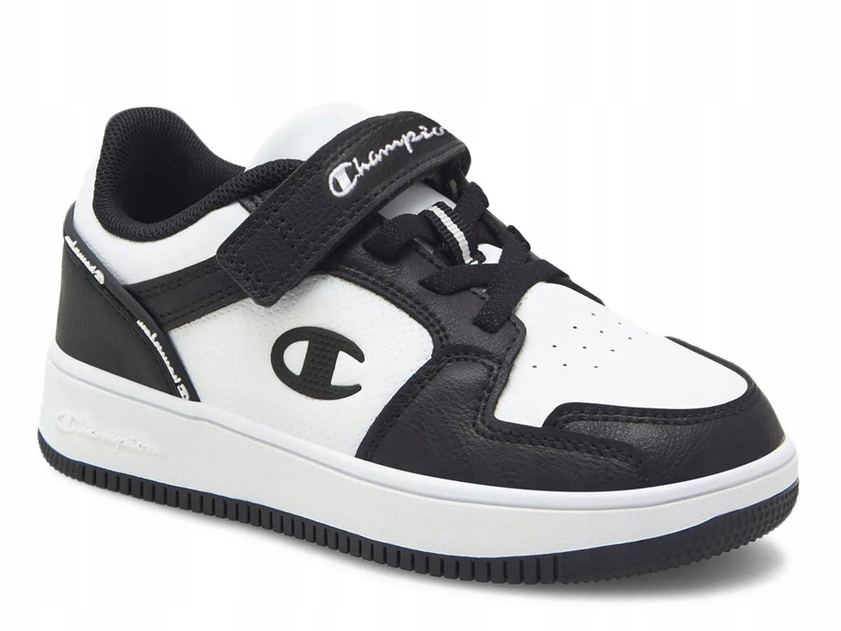 Buty dziecięce CHAMPION S32414-WW019 sportowe biało czarne 27,5