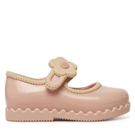 Buty dla dziewczynek - Baleriny Melissa Mini Melissa Hip Ballerina Bb 36261 Beżowy - miniaturka - grafika 1
