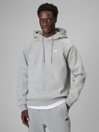 Bluzy męskie - 4F Bluza dresowa regular z kapturem męska - szara XXL - miniaturka - grafika 1