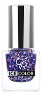 Lakiery do paznokci - Golden Rose, GR Ice Color, Lakier do paznokci Brokatowy 228, 6 ml - miniaturka - grafika 1