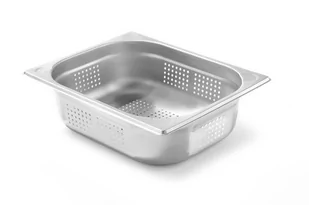 Hendi Pojemnik GN 1/2 Kitchen Line perforowany - 325x265 mm 100 mm - 807330 807330 - Pojemniki i kosze gastronomiczne - miniaturka - grafika 2