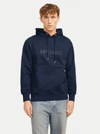 Bluzy męskie - Jack&Jones Bluza Frederiksberg 12262811 Granatowy Regular Fit - miniaturka - grafika 1