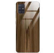 Etui i futerały do telefonów - Etui drewniane Samsung Galaxy A51 Premium Wood Brown Forestzone Glass - miniaturka - grafika 1