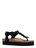 Klapki i japonki damskie - BACKSUN Japonki "Ancone" w kolorze czarnym - miniaturka - grafika 1