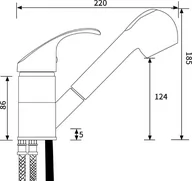 Baterie kuchenne - Pyramis Bateria FIDO biały polarny 90921738 - miniaturka - grafika 1