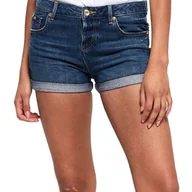 Spodenki damskie - Spodenki damskie Superdry Steph Boyfriend szorty jeansowe-W25 - miniaturka - grafika 1