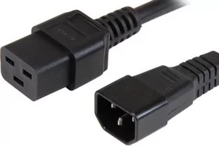 Przedłużacz Kabel Zasilający IEC320 C14 Na C19 10A - Kable komputerowe i do monitorów - miniaturka - grafika 1