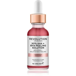 Makeup Revolution Makeup Revolution Skincare 30% AHA + BHA Peeling Solution 30 ml - Peelingi i scruby do twarzy - miniaturka - grafika 1