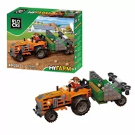 Klocki - Klocki Blocki MyFarm Traktor z siewnikiem - miniaturka - grafika 1