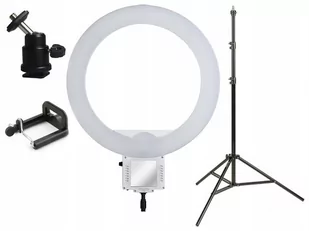Massa Lampa pierścieniowa Lampa PierŚcieniowa 45w MakijaŻ + Statyw + Dyfuzor SB4833 - Lampy studyjne - miniaturka - grafika 1