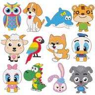 Zabawki kreatywne - Haft Diamentowy dla dzieci duży zestaw kreatywny - miniaturka - grafika 1