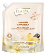Mydła - Luksja Essence Mydło w płynie do rąk Jasmine & vanilla zapas 900 ml - miniaturka - grafika 1
