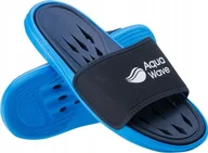 Klapki i japonki męskie - AquaWave Klapki męskie Peles Navy/Lake Blue r. 42 - miniaturka - grafika 1