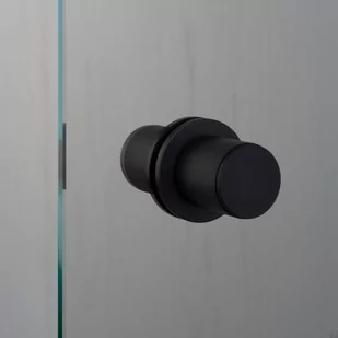 Gałka drzwiowa dwustronna Linear Fixed Czarna (Welders Black) - Meble modułowe i akcesoria - miniaturka - grafika 1