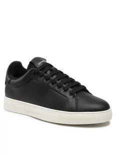 Emporio Armani Sneakersy X4X598 XF662 00002 Czarny - Sneakersy męskie - miniaturka - grafika 1