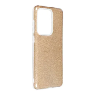 Pokrowiec König Design kompatybilny z Samsung Galaxy S20 Ultra - plastikowe, miękkie etui na telefon komórkowy w kolorze złotym - Etui i futerały do telefonów - miniaturka - grafika 1