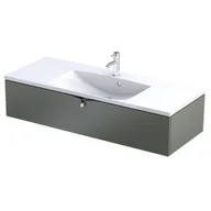 Szafki łazienkowe - Szafka łazienkowa pod umywalkę Oristo Siena 120 cm zielony mat OR45-SD1S-120-17 - miniaturka - grafika 1