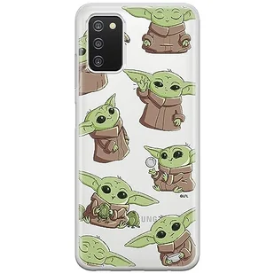 ERT GROUP etui na telefon Samsung A03S, case oryginalny i oficjalnie licencjonowany przez Star Wars, wzór Baby Yoda 029, optymalnie dopasowane, plecki z TPU częściowo przeźroczyste - Etui i futerały do telefonów - miniaturka - grafika 1
